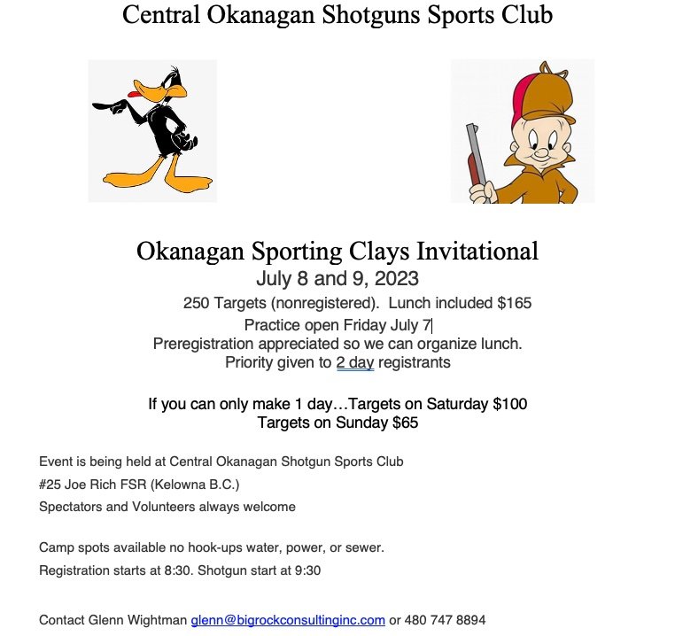 Okanagan Sporting Clays Invitational