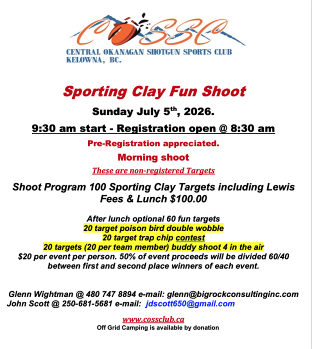 Sporting Clays Fun Shoot